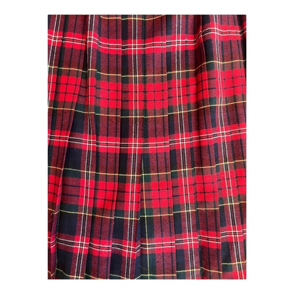 Vintage Deadstock Tartan Maxi Wool Skirt Talbots 4P - Picture 2 of 5